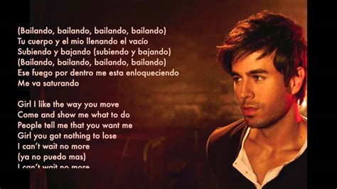 bailando bailando|Enrique Iglesias – Bailando (English Version) Lyrics .